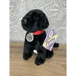 Pepper: A Snowy Search Plush Stuffed Dog Pet Tales Sound Prints Black Lab Rescue